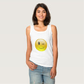 Emoji wink Tank (Vorderseite Vollansicht)