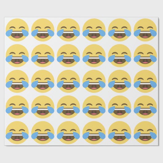 Emoji Wrapping Paper Geschenkpapier (Flach)