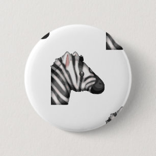Emoji Zebra Button