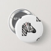 Emoji Zebra Button (Vorne & Hinten)