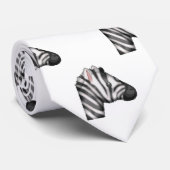 Emoji zebra menswees mennecktie Krawatte (Gerollt)
