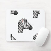 Emoji Zebra Mousepad (Mit Mouse)
