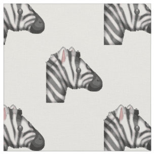 Emoji Zebra Stoff