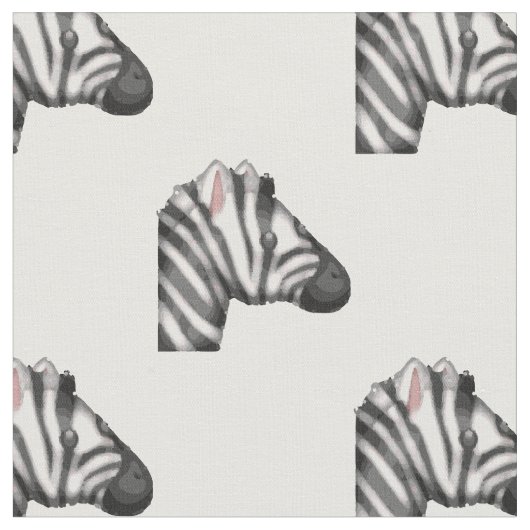 Emoji Zebra Stoff (Nahaufnahme)