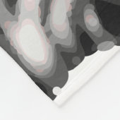 Emoji-Zebradecke Fleecedecke (Ecke)