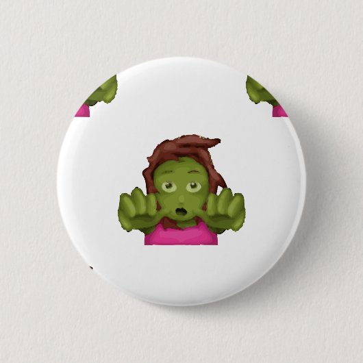 Emoji Zombie Button (Vorderseite)