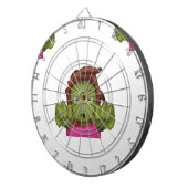 Emoji Zombie Dartscheibe (Vorderseite rechts)