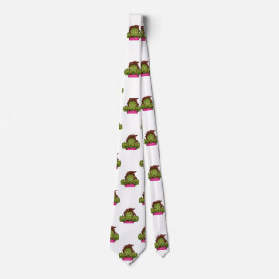 Emoji Zombie Frau menswees Männchen Krawatte