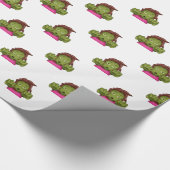 Emoji Zombie Geschenkpapier (Ecke)