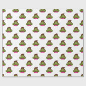 Emoji Zombie Geschenkpapier (Flach)