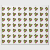 Emoji Zombie Geschenkpapier (Flach)