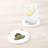 Emoji Zombie Getränkeuntersetzer (Seite)