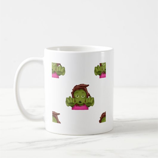 Emoji Zombie Kaffeetasse (Links)