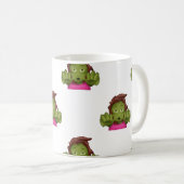 Emoji Zombie Kaffeetasse (VorderseiteRechts)