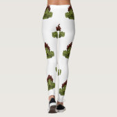 Emoji Zombie Leggings (Rückseite)