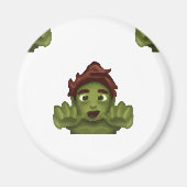 emoji zombie man magnet (Vorne)