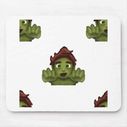 Emoji Zombie Mousepad (Vorne)