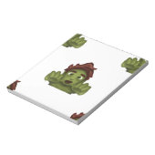 Emoji Zombie Notizblock (Rotiert)