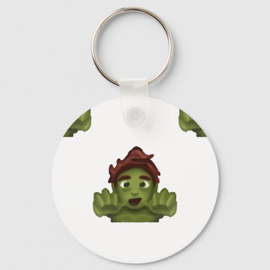 Emoji Zombie Schlüsselanhänger (Vorderseite)