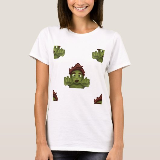 Emoji Zombie T-Shirt (Vorderseite)