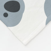 EmojiKoala Fleecedecke (Ecke)