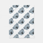 EmojiKoala Fleecedecke (Vorderseite)