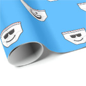 Emojipants Unterwäsche Geschenkpapier (Rolleneckpunkt)