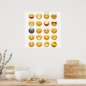 Emojis Art Poster (Küche)