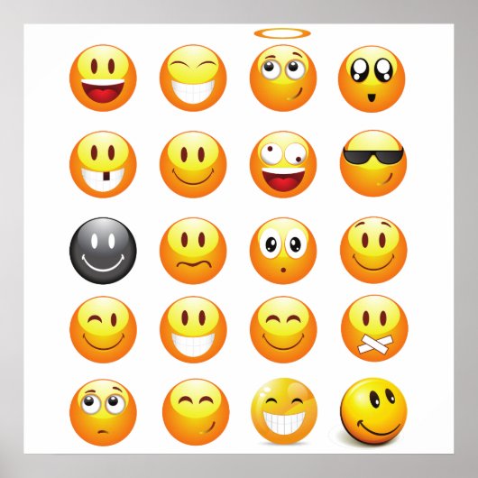 Emojis Art Poster (Vorne)