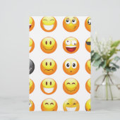 emojis briefpapier (Stehend Vorderseite)