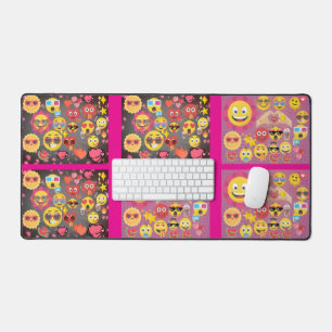 EMOJIS COOLISH PINKISH SCHREIBTISCHUNTERLAGE