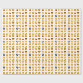 emojis geschenkpapier (Flach)