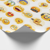 Emojis Geschenkpapier (Ecke)