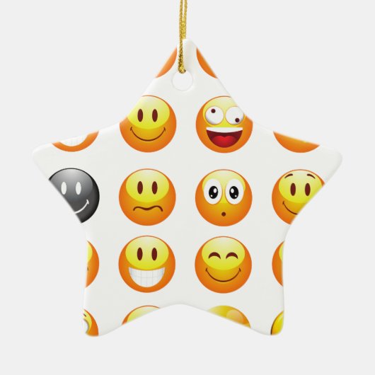 emojis keramik ornament (Vorne)