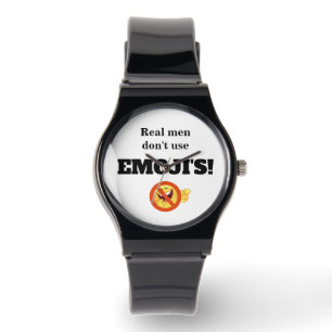 Emojis Männer benutzen nicht Armbanduhr