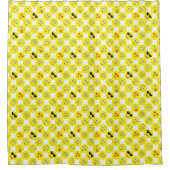 Emojis Pattern Duschvorhang (Vorderseite)
