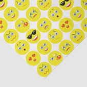 Emojis Pattern Seidenpapier (Detail)