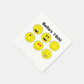 "Emojis Personalisiert Paper Napkins Serviette (Ecke)