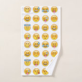 emojis Satz Badhandtuch Set (Handtuch)