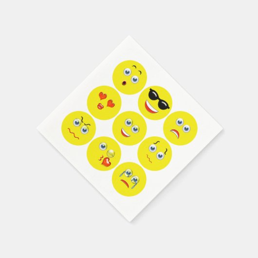 Emojis Serviette (Ecke)