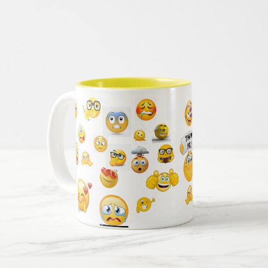Emojis Tasse (Vorderseite Links)