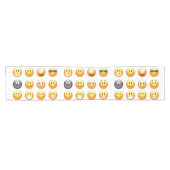 Emojis Tischleinen Kurzer Tischläufer (Horizontal)