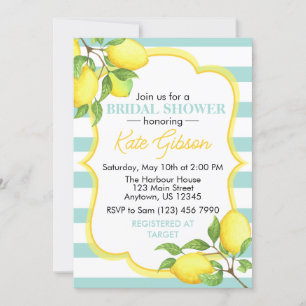 Emon Bridal Shower Einladung - Fresh Citrus Thema