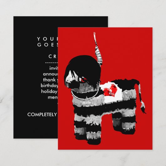 Emopinata Einladung (Vorne/Hinten)