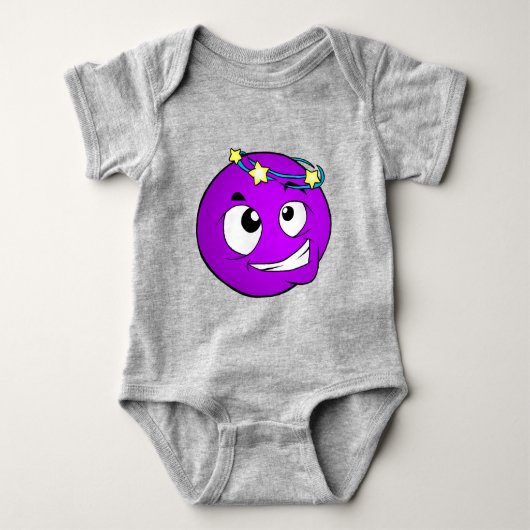 Emote Face Baby Bodysuit Baby Strampler (Vorderseite)