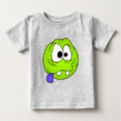 Emote Face Baby Fine Jersey T - Shirt (Vorderseite)