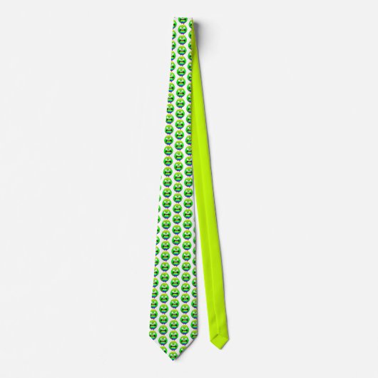 Emote Face Neck Tie Krawatte (Vorderseite)