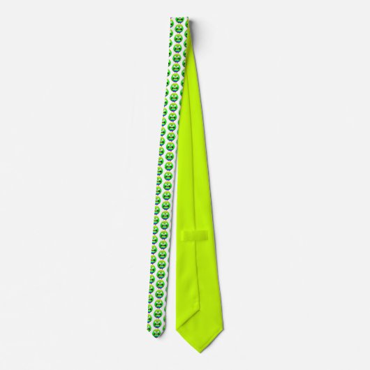 Emote Face Neck Tie Krawatte (Rückseite)