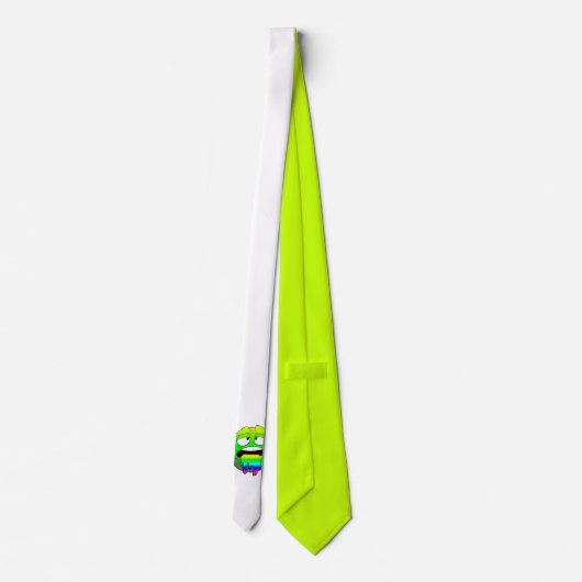 Emote Face Neck Tie Krawatte (Rückseite)
