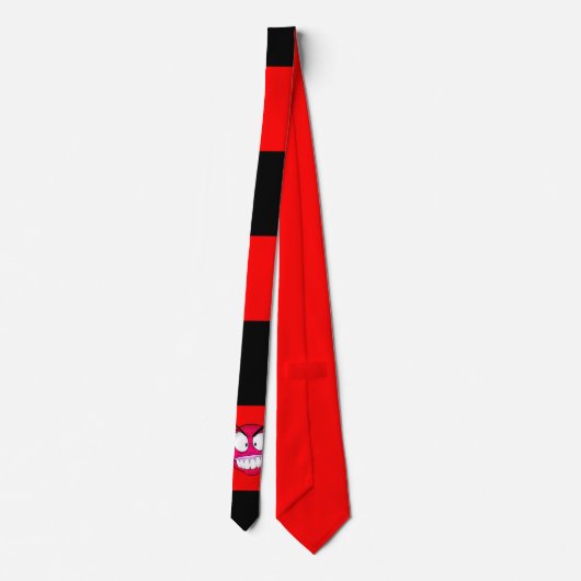 Emote Face Neck Tie Krawatte (Rückseite)